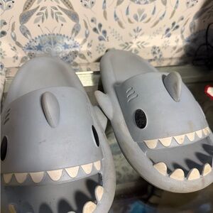 Blue Shark Slippers